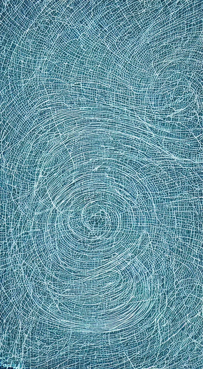 Prompt: a cymatics pattern blending with an atmospheric jet stream diagram of planet earth, in the style of margaret watts hughes, weather report, satelite imagery, whole earth,