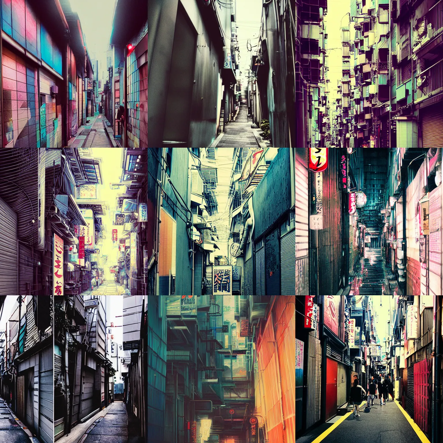 Prompt: tokyo alleyway by ross tran, beautiful