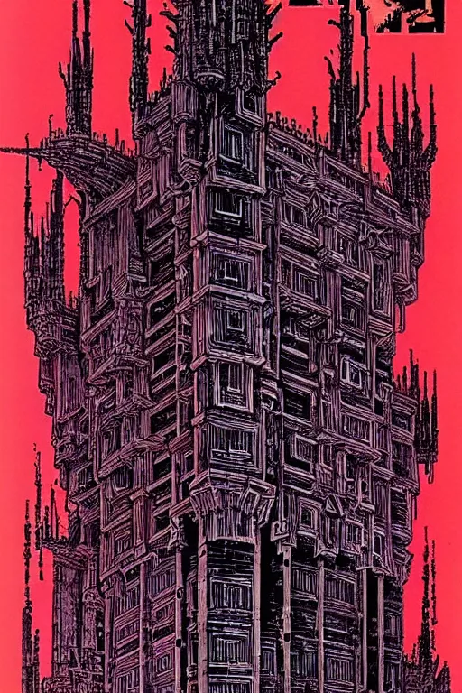 Image similar to castle by Philippe Druillet