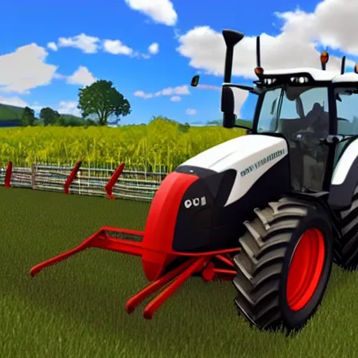 Prompt: farming simulator