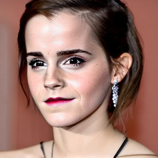 Prompt: Emma Watson winking at the camera, XF IQ4, f/1.4, ISO 200, 1/160s, 8K, RAW, unedited, symmetrical balance, in-frame, sharpened