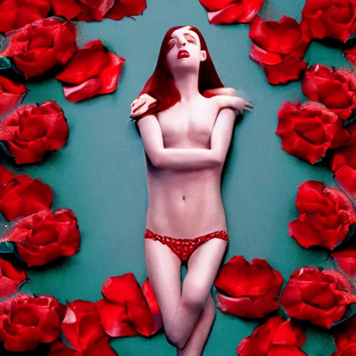 Prompt: american beauty movie poster