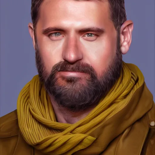 Prompt: portrait of mark rufallo, highly detailed, centered, solid color background, digital painting