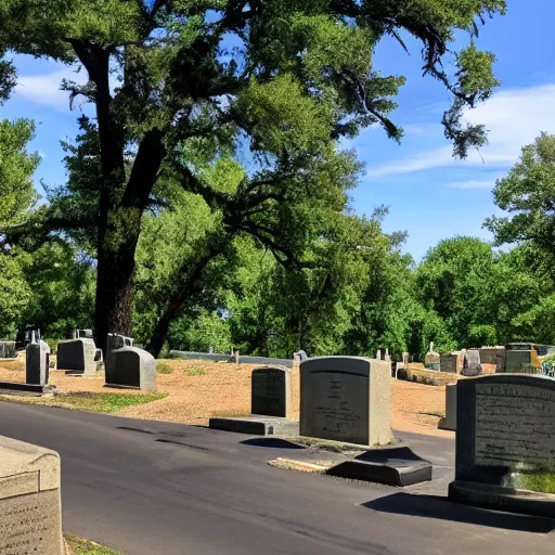 Image similar to A scenic overlook of Billiam's Zoo & Cemetery