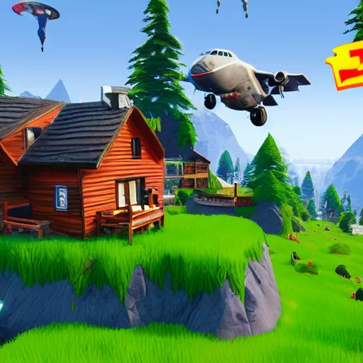 Prompt: homelander in fornite