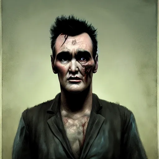 Image similar to early morrissey as a zombie, 7 days to die zombie, fine art, award winning, intricate, elegant, sharp focus, cinematic lighting, rimlight, digital painting, 8 k concept art, art by z. w. gu, art by brom, art by michael hussar, 8 k