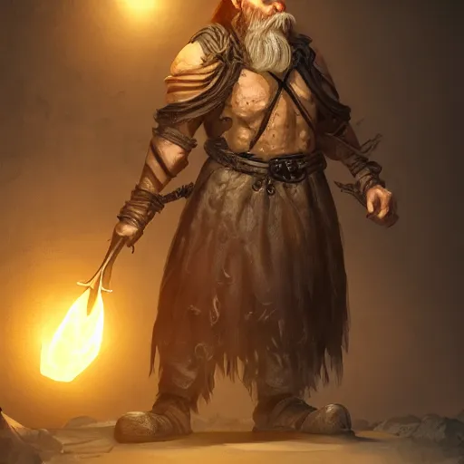 Prompt: barkeep tavern man ultra detailed fantasy, elden ring, realistic, dnd character portrait, full body, dnd, rpg, lotr game design fanart by concept art, behance hd, artstation, deviantart, global illumination radiating a glowing aura global illumination ray tracing hdr render in unreal engine 5