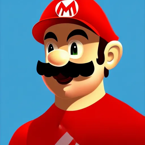 Prompt: portrait of the real life Super Mario, expressive pose, futuristic, highly detailed, digital painting, artstation, concept art, smooth, sharp focus, by Henri Matisse