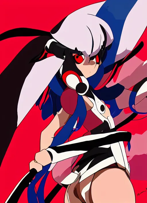 Image similar to kill la kill digital painting by studio trigger