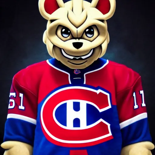 Prompt: anime concept Portrait of the Habs Montreal Canadiens Mascot as a powerful Akira character, highly detailed anime, smooth, sharp focus, dynamic lighting, intricate, trending on ArtStation, illustration ghost in the shell, art by WLOP