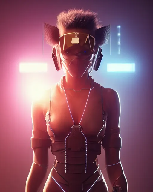 Prompt: cyber punk ninja, female, prismatic highlights, atmosphere, gorgeous, brown skin, beautiful, depth of field, cinematic, macro, concept art, 50mm, artstation, digital painting, elegant, epic, weta digital, focus, octane render, v-ray, 8k, kodak portra, art by Asaf Hanuka