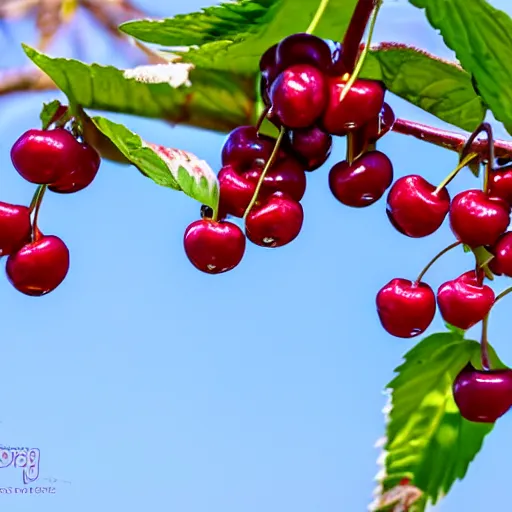 Image similar to cherries blossoms catching the sun