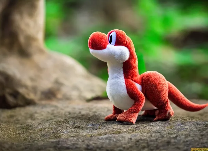 Image similar to national geographic wildlife photo of real life yoshi yoshi in real life in the wild, 8 k, 8 5 mm f 5. 6