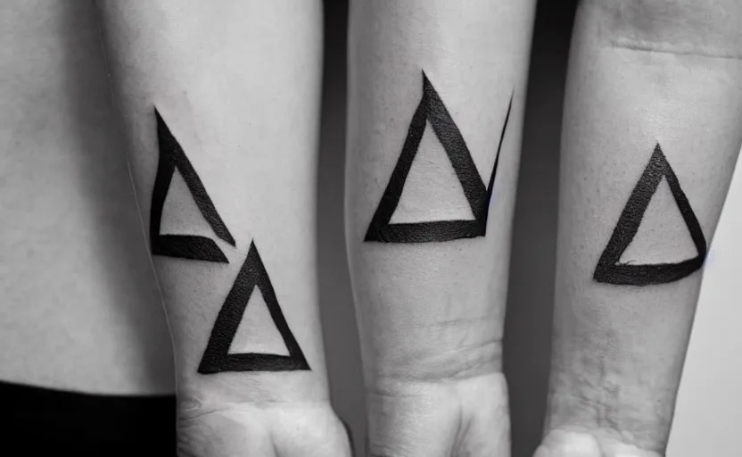 Black Triangle Tattoo