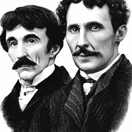 Image similar to b & w portrait of sherlock holmes and dr. watson, the adventure of the speckled band