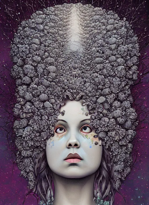 Prompt: Earth goddess painting by Dan Hillier, trending on artstation, artstationHD, artstationHQ, 4k, 8k