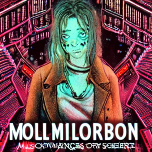 Prompt: Molly Millions Neuromancer