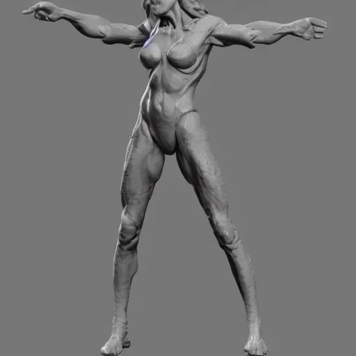 Prompt: zbrush model figure krisztian hartmann