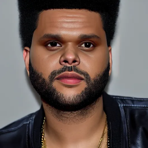 Image similar to the weeknd as an angel