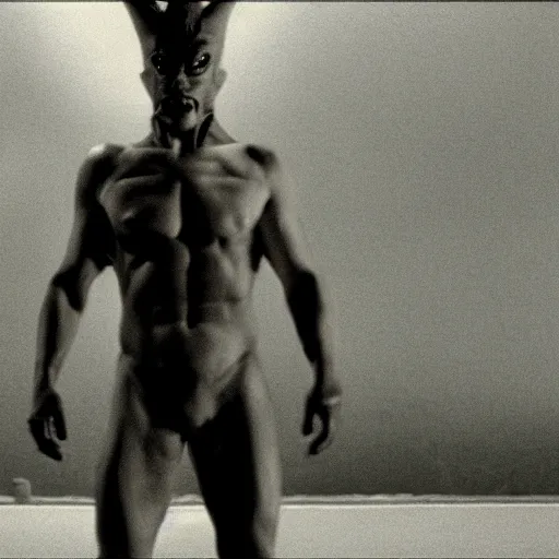 Image similar to movie still of dragon man, cinematic composition, cinematic light, criterion collection, by david lynch