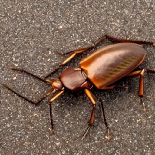 Prompt: Half Donkey Half Cockroach