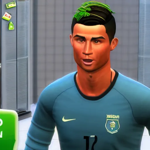 cristiano ronaldo as a fortnite character, Stable Diffusion