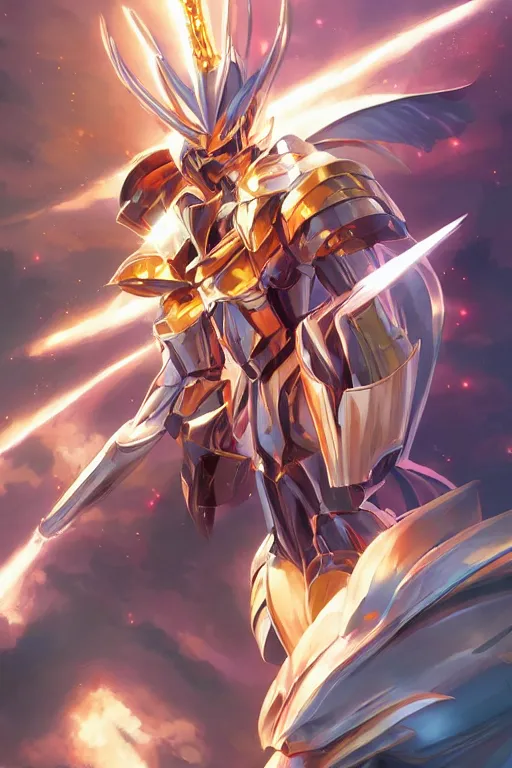 Image similar to 3 d 2 0 2 2 knights of the zodiac saint seiya battle for sanctuary hero suit armor comics mask minimalist, behance hd by jesper ejsing, by rhads, makoto shinkai and lois van baarle, ilya kuvshinov, rossdraws global illumination