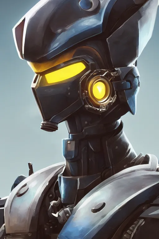 Image similar to epic mask helmet robot ninja portrait stylized as fornite style game design fanart by concept artist gervasio canda, behance hd by jesper ejsing, by rhads, makoto shinkai and lois van baarle, ilya kuvshinov, rossdraws global illumination radiating a glowing aura global illumination ray tracing hdr render in unreal engine 5