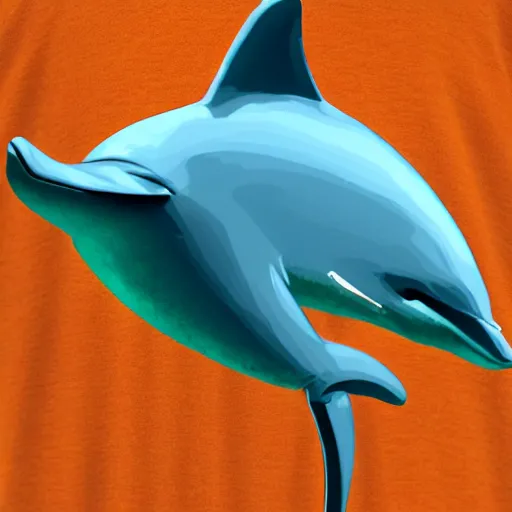 Prompt: part man part dolphin, hyper realistic rendering