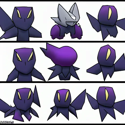 Image similar to void creature, pokemon style