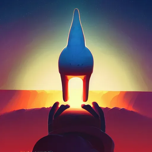 Image similar to face icon stylized minimalist close encounters of the third kind, loftis, cory behance hd by jesper ejsing, by rhads, makoto shinkai and lois van baarle, ilya kuvshinov, rossdraws global illumination