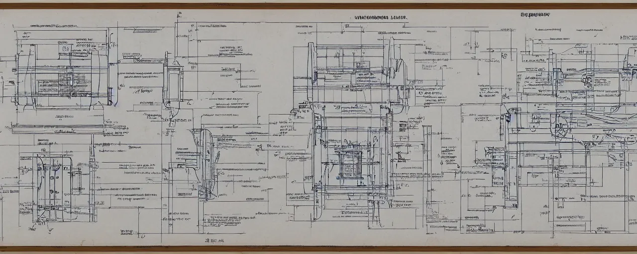 Prompt: detailed blueprints of a nuclear device