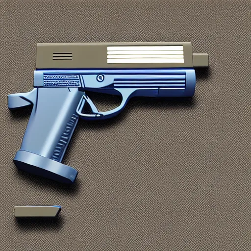 Image similar to halo pistol blueprint