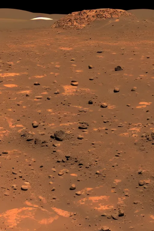 Image similar to mining site on mars