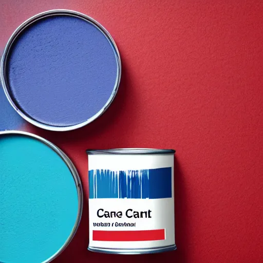 Image similar to can of paint, minimal, modern