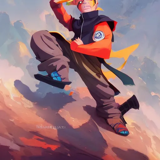 Image similar to hero world naruto, behance hd by jesper ejsing, by rhads, makoto shinkai and lois van baarle, ilya kuvshinov, rossdraws global illumination