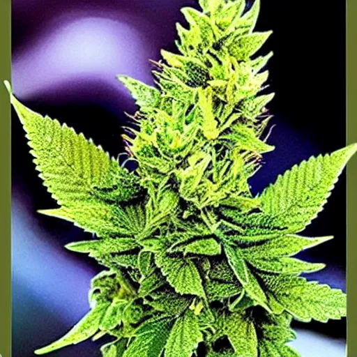 Prompt: most beautiful marihuana's flower!!