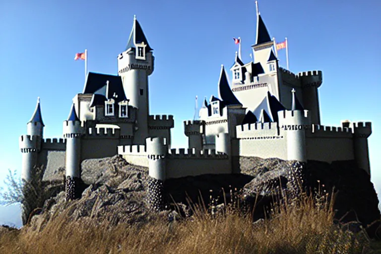 Image similar to a completed castle