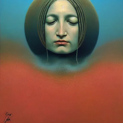 Image similar to women shows their true beautiful form by zdzisław beksiński and dariusz zawadzki, oil on canvas, 8k highly professionally detailed, trending on artstation