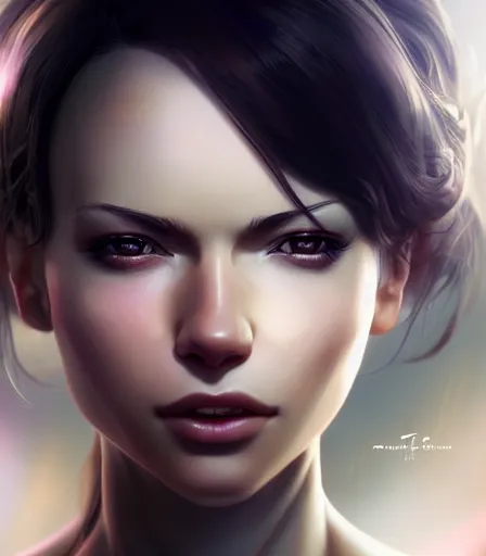 Prompt: beautiful portrait of a gorgeous personal trainer who looks like Freya , character design by charlie bowater, ross tran, artgerm, and makoto shinkai, detailed, soft lighting, rendered in octane