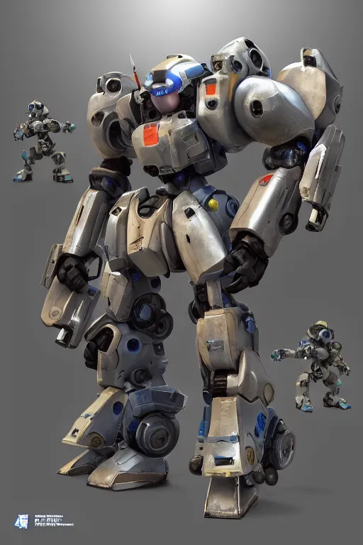 Image similar to mechwarrior 5 : mercenaries mech megaman transformer robot boss tank engine game octane render, 4 k, hd 2 0 2 2 3 d cgi rtx hdr style chrome reflexion glow fanart, global illumination ray tracing hdr fanart arstation by ian pesty by jesper ejsing pixar and disney unreal zbrush central hardmesh