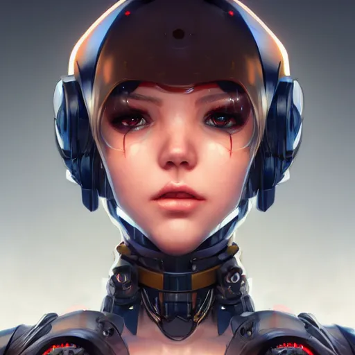 Prompt: portrait robot girl in a cyborg suit, trending on artstation, pixiv, 8 k ultra hd, stanley artgerm lau, wlop, rossdraws, james jean marc simonetti ruan jia and mandy jurgens and artgerm and william - adolphe bouguerea sakimichan