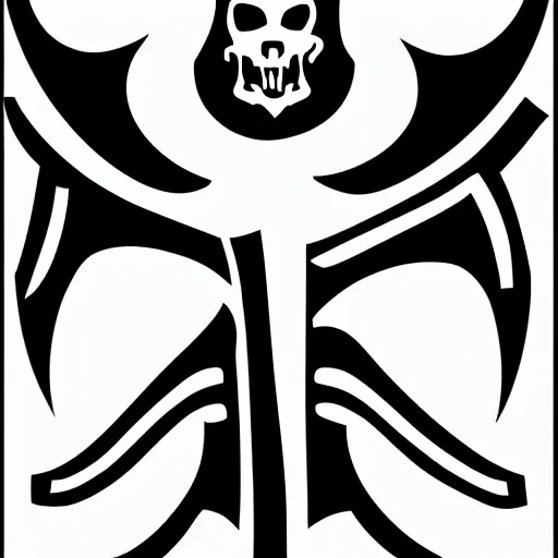 Image similar to stylized abstract Jolly Roger flag