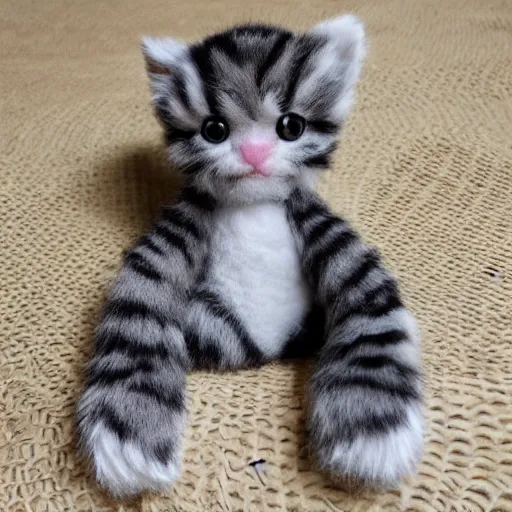 Image similar to kitten stuffed animal