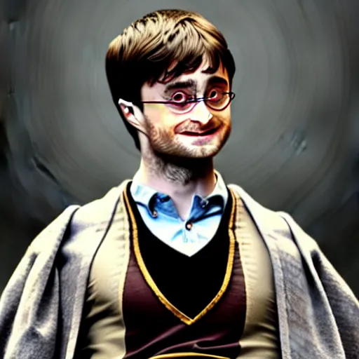 Prompt: daniel radcliffe as professor dumbledore