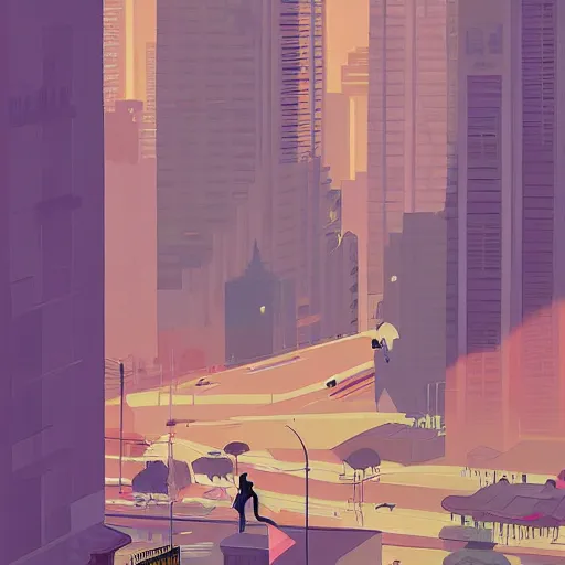 Image similar to sao paulo painted by james gilleard