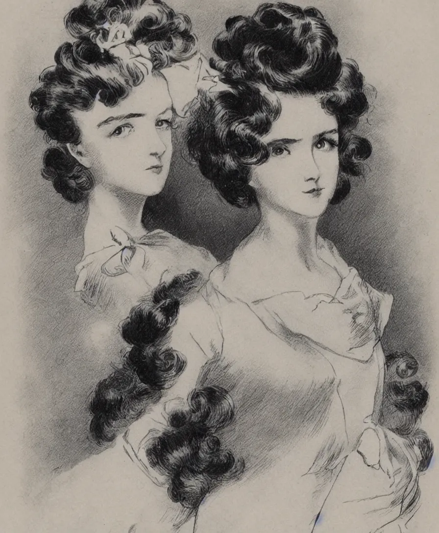 Image similar to Gibson girl