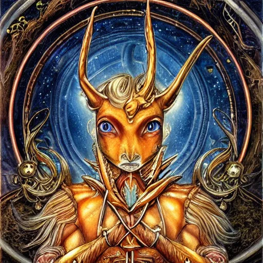 Image similar to detailed and sharp sagittarius artistic zodiac artwork, mystic style, detailed, 8 k, detailed, symmetrical, by brian froud