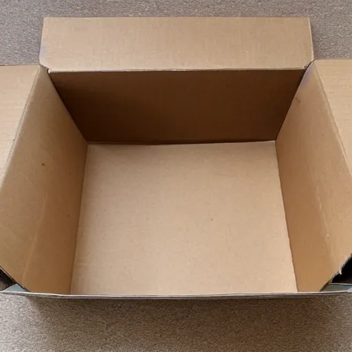 Image similar to a cardboard box