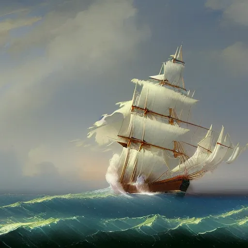 Prompt: generative art by aivazovsky